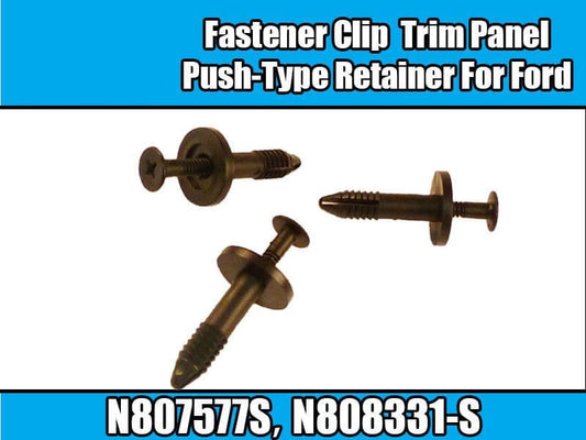 10 Push-Type Retainers Panel Trim Clips for Ford N807577-S N808331-S