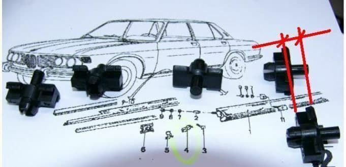 10 Side Door Lower Sill Rocker Panel Moulding Clips for BMW E39 528I