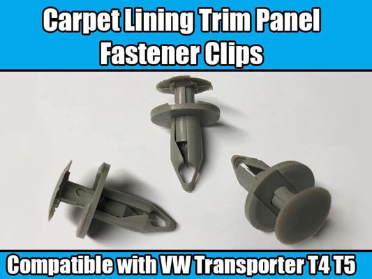 100 Carpet Lining Trim Clips for Audi Seat VW Transporter