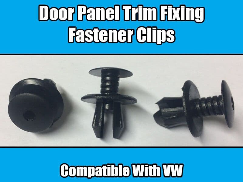100 Trim Clips for VW Transporter Eurovan T4 T5 Interior Door Panel