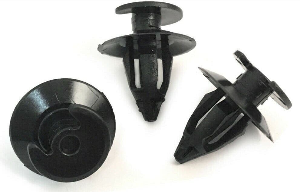 100x Black Interior Door Card Trim Clips for Audi Ford BMW Skoda