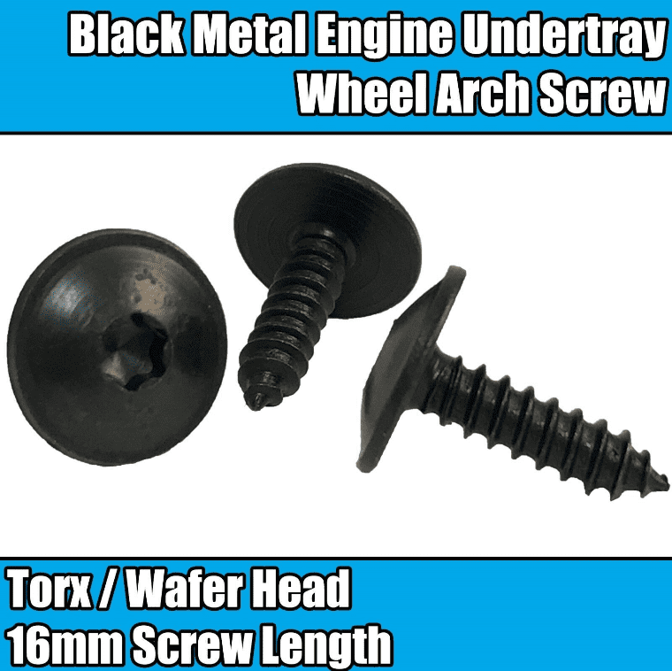 100x Torx Screw VW Audi Engine Cover Undertray Wheel Arch Splashguard