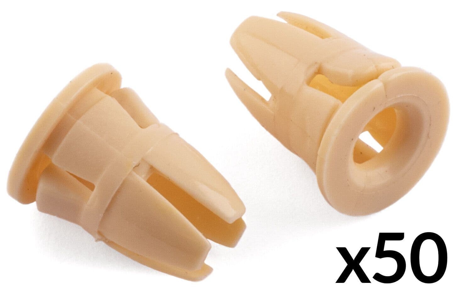 100x Trim Clips for Mercedes Moulding Grommet 9mm Screw Hole Plug