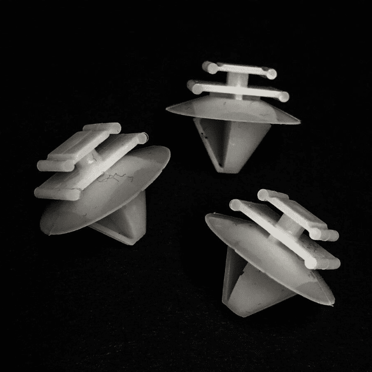 100x Trim Clips for Peugeot 106 206 207 306 307 Exterior Door Moulding