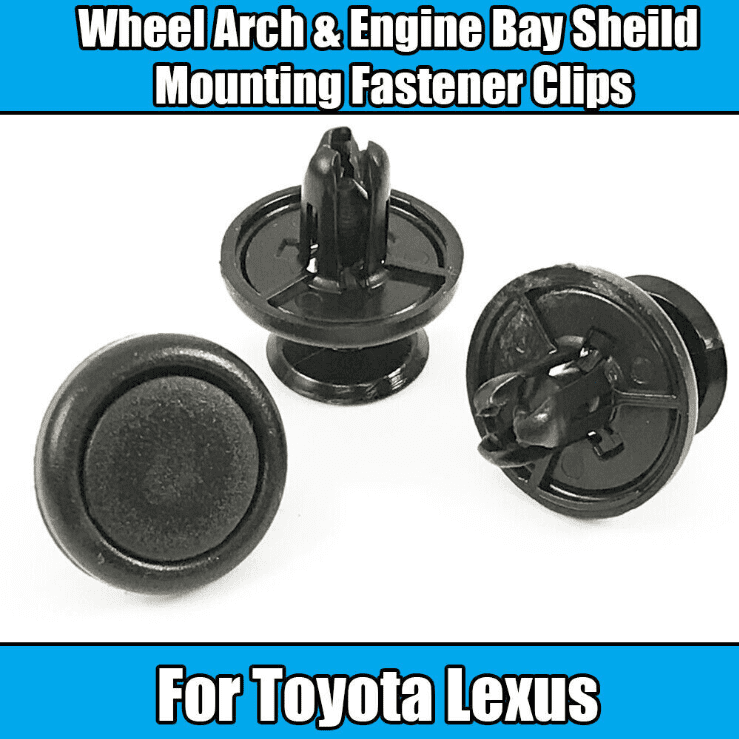 100x Wheel Arch & Engine Bay Shield Mounting for Lexus & Toyota