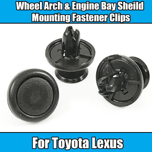 100x Wheel Arch & Engine Bay Shield Mounting for Lexus & Toyota