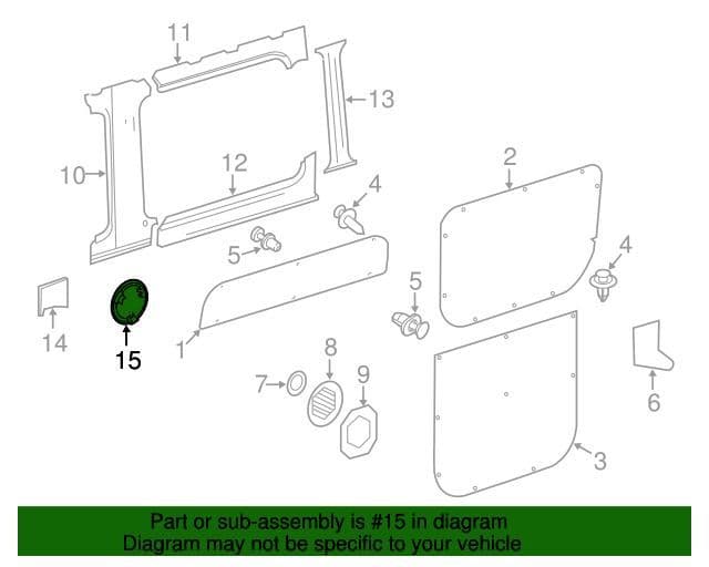 10x 31.5mm Hole Cap Clip For Mercedes Sprinter VW T5 Black Plastic