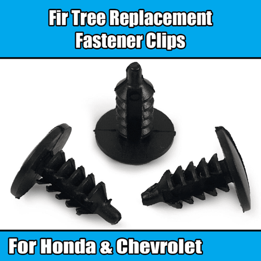 10x  4.2mm Fir Tree Clips Plastic Fasteners for Chevrolet & Honda