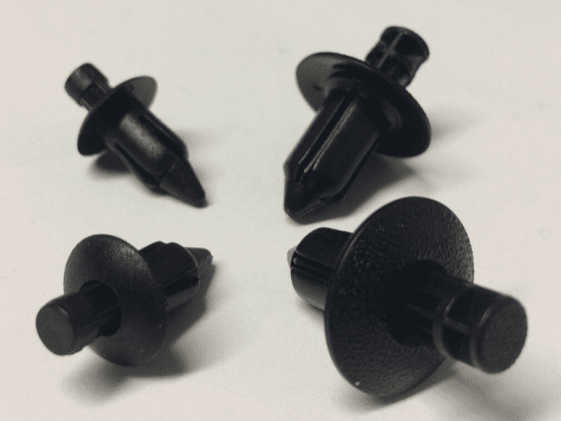 10x 6mm, 8mm Plastic Clips for Suzuki Bike Fairing Panel Fastener Rivet 5 Each