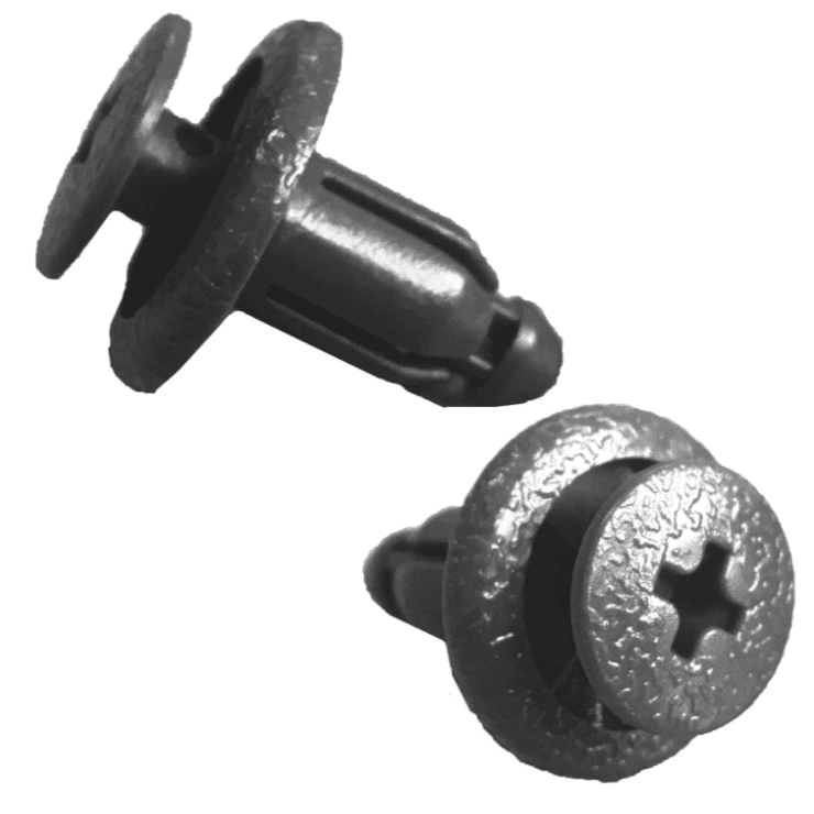 10x 6mm Door Screw Panel Trim Push Clips Bike Fairing For Toyota Honda