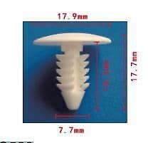 10x 6mmx16mm Fir Tree Trim Clips for GM Ford Bumper Shield Panel