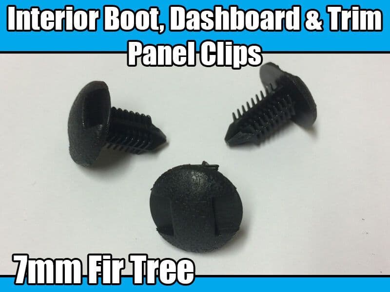 10x 7mm Fir Tree Clips for Toyota Fastening Interior Boot Dashboard & Trim Panel