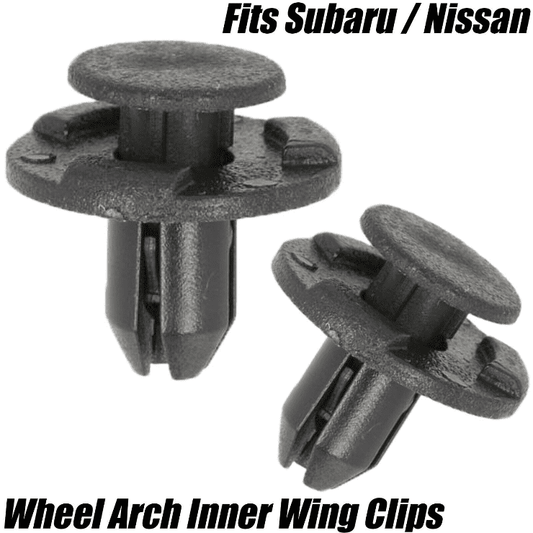 10x 8mm Front Wheel Arch Inner Wing Liner Clips for Subaru Nissan