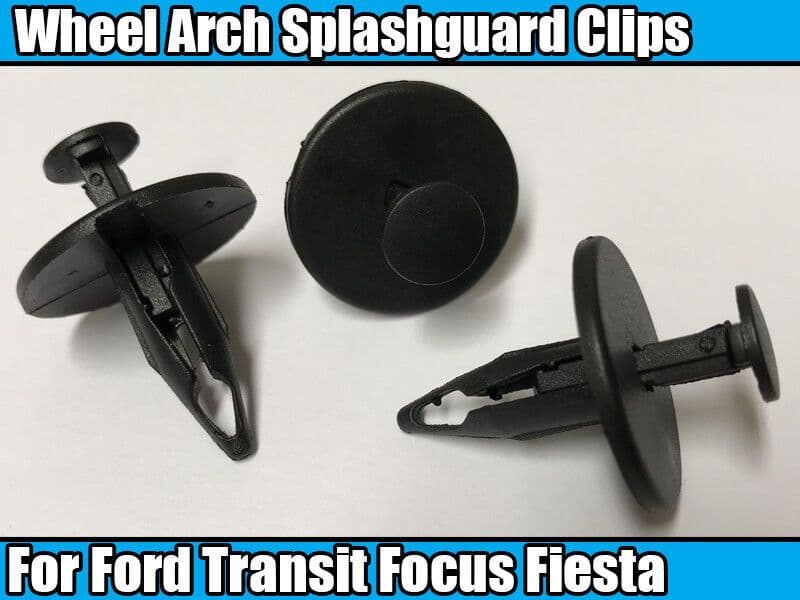 10x 8mm Inner Wheel Arch Liner Lining Splashguard Trim Clips for Ford Transit