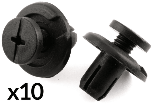 10x 8mm Wheel Arch Lining Splashguard Bumper Trim Clips for Honda Civic Accord