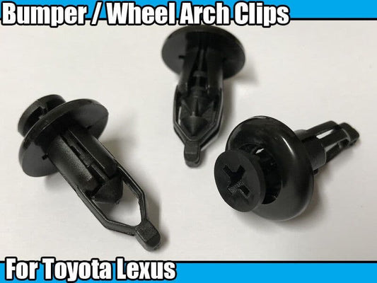 10x 9mm Front Rear Back Bumper Grille Grill Clips for Toyota Lexus
