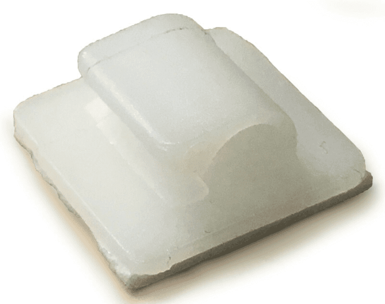 10x Adhesive Cable Tidy White Clips Phone Usb Gps Dash Cam Sat Nav