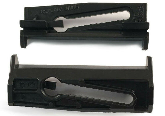 10x Black Plastic Roof Body Trim Strip Clamp Clips for BMW E65 E66