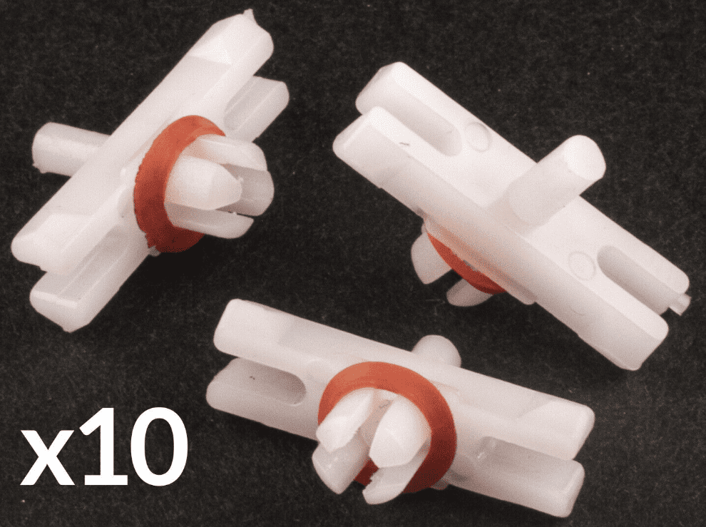 10x Body Moulding Clips for VW Mk1 Golf Jetta Passat Beetle Bug