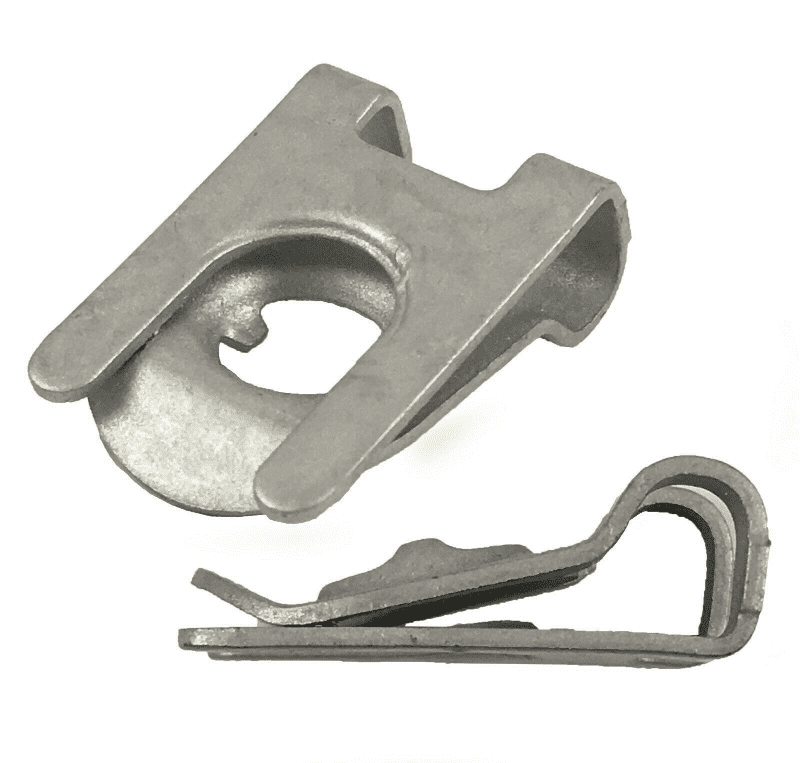 10x Body Panel Metal Sheet Car Engine Holding Nut Clip Clamp Retainer