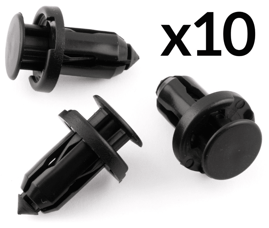 10x Bonnet Bumper Clip Rivet for Honda CRV Civic & Nissan