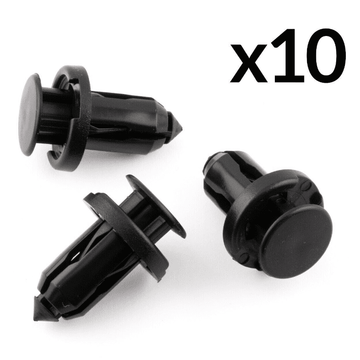 10x Bonnet Bumper Clip Rivet for Honda CRV Civic & Nissan