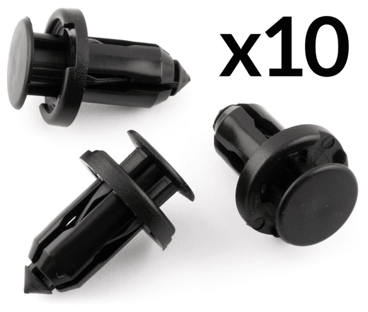 10x Bonnet Bumper Clip Rivet for Mazda & Subaru Impreza Legacy