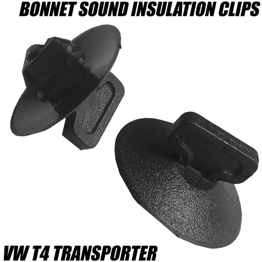 10x Bonnet Sound Insulation Trim Clips for VW T4 Transporter Caravelle