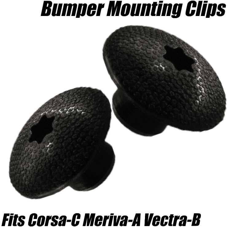 10x Bumper Moulding Clips Fits Vauxhall Corsa Meriva Vectra