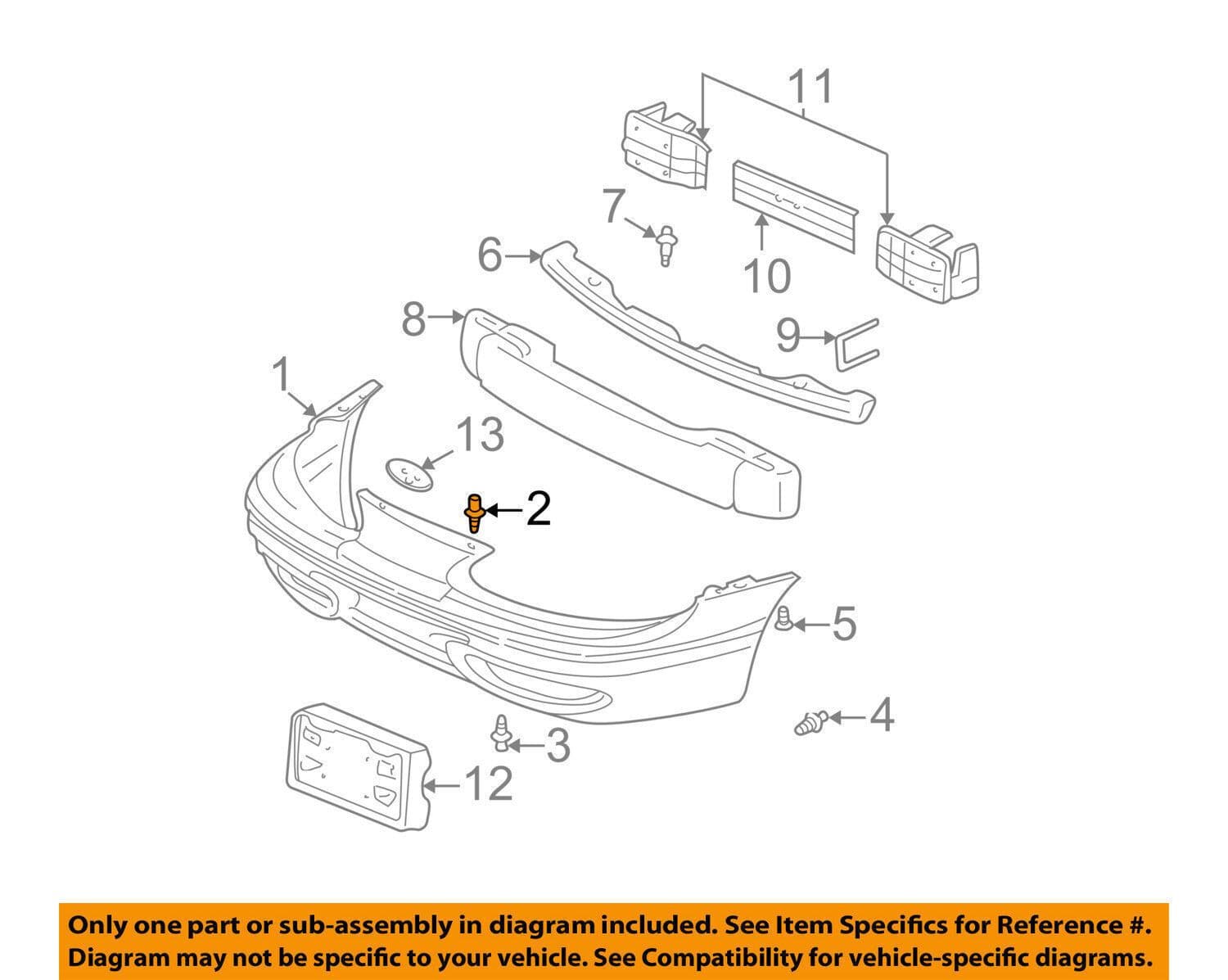 10x Bumper Retainer Rivet Fastener Fascia for GM Black Plastic