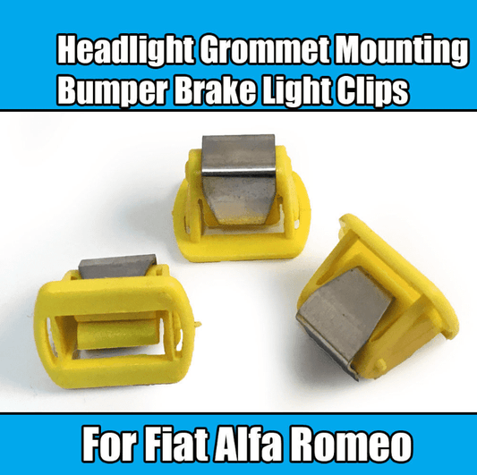 10x Clips for Fiat Alfa Romeo Headlight Grommet Mounting Bumper Brake Light Clip