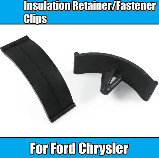 10x Clips for Ford Chrysler Fastener Grille Radiator Retainer Clip Black Plastic