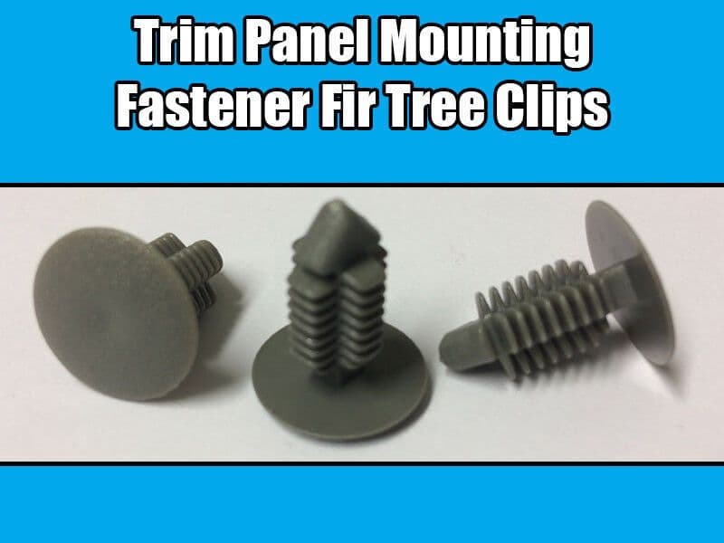 10x Clips for Peugeot Renault Ford & Vauxhall Grey Fir Tree Boot Panel Trim Clip