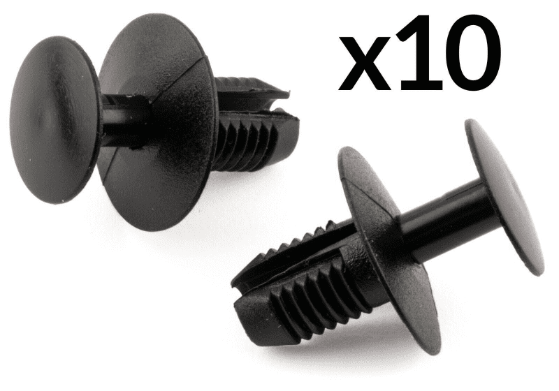 10x Clips for Volvo S40 S60 V40 V70 Xc Engine Under Tray Trim Wheel Arch Black