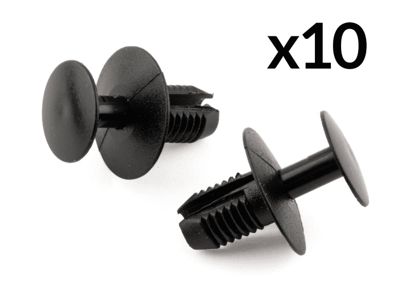 10x Clips for Volvo S40 S60 V40 V70 Xc Engine Under Tray Trim Wheel Arch Black