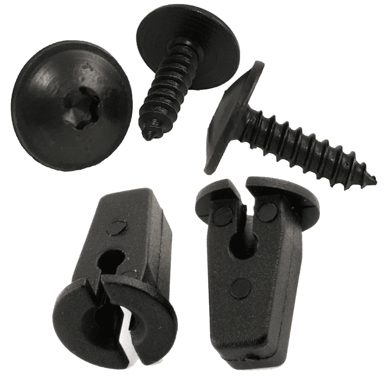 10x Expanding Lock Nut Grommets + Screws for VW Audi Wheel Arch Undertray Panel
