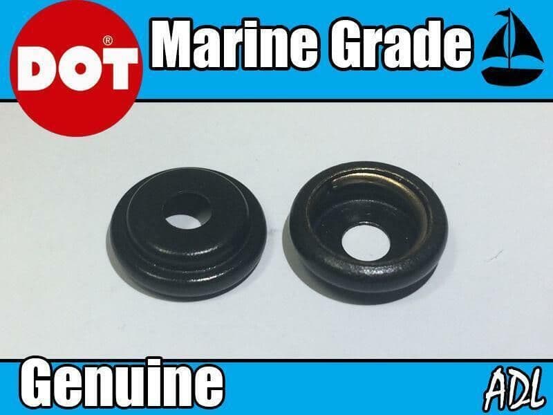 10x Genuine Dot Socket Press Fastener Boat Canopy Cover Snap Stud Marine Black