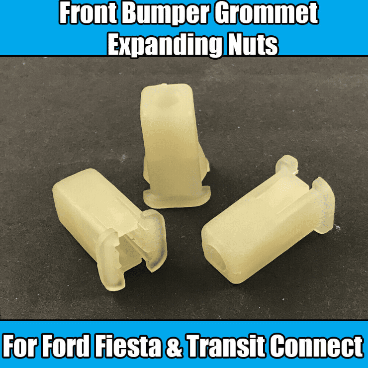 10x Nuts for Ford Fiesta St150 Transit Front Bumper Grommet Expanding Plastic
