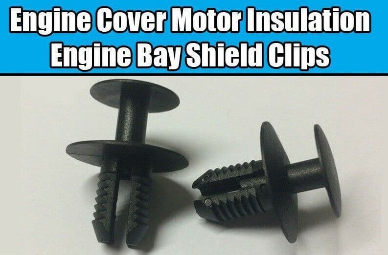 10x Plastic Clips for BMW Motor Insulation Engine Bay Shield Cover