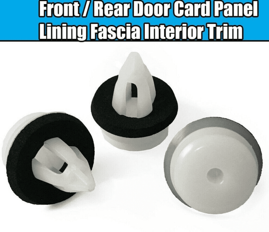 10x Plastic Door Card Panel Lining Fascia Interior Trim Clips for BMW