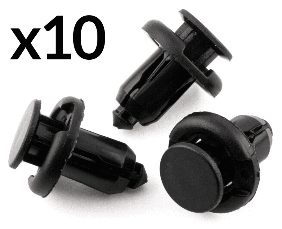 10x Plastic Trim Clip Rivet for Subaru & Lexus Bumper Side Skirt