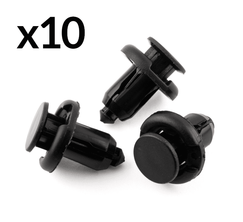 10x Plastic Trim Clip Rivet for Subaru & Lexus Bumper Side Skirt