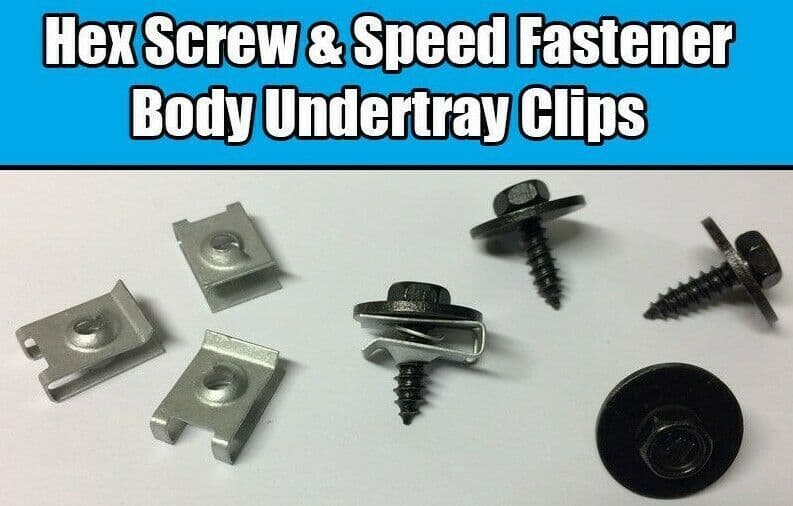 10x U Nut Hex Screw for BMW Speed Fastener Undertray Sheet Metal Clip Fixing