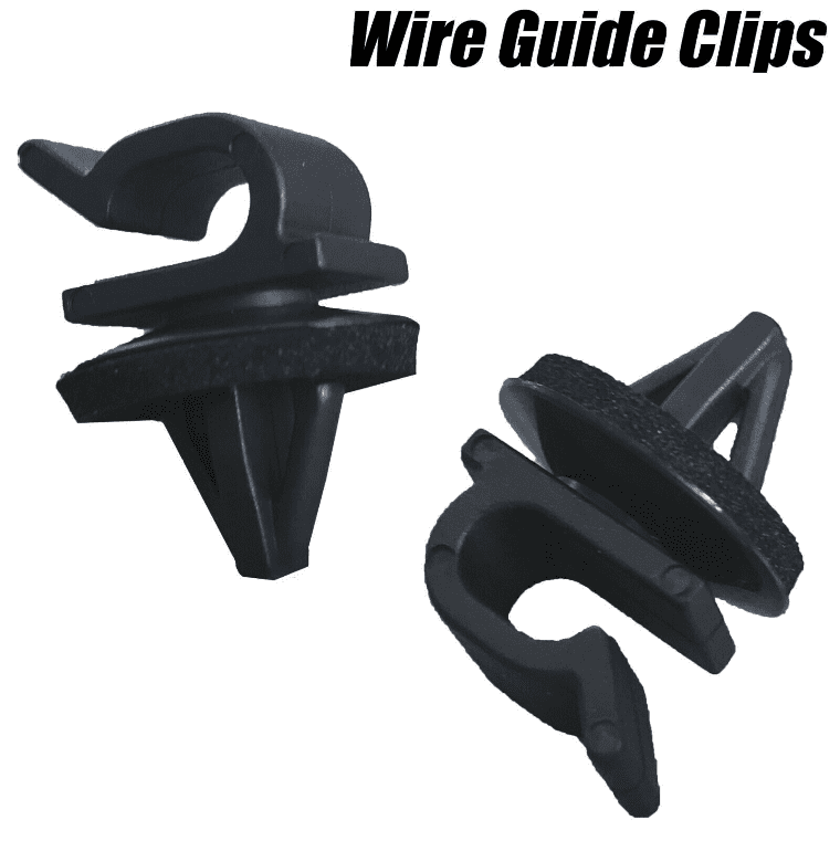 10x Vehicle Cable/Wiring Wire Guide Harness Trim Clips Routing Engine Bay Aux