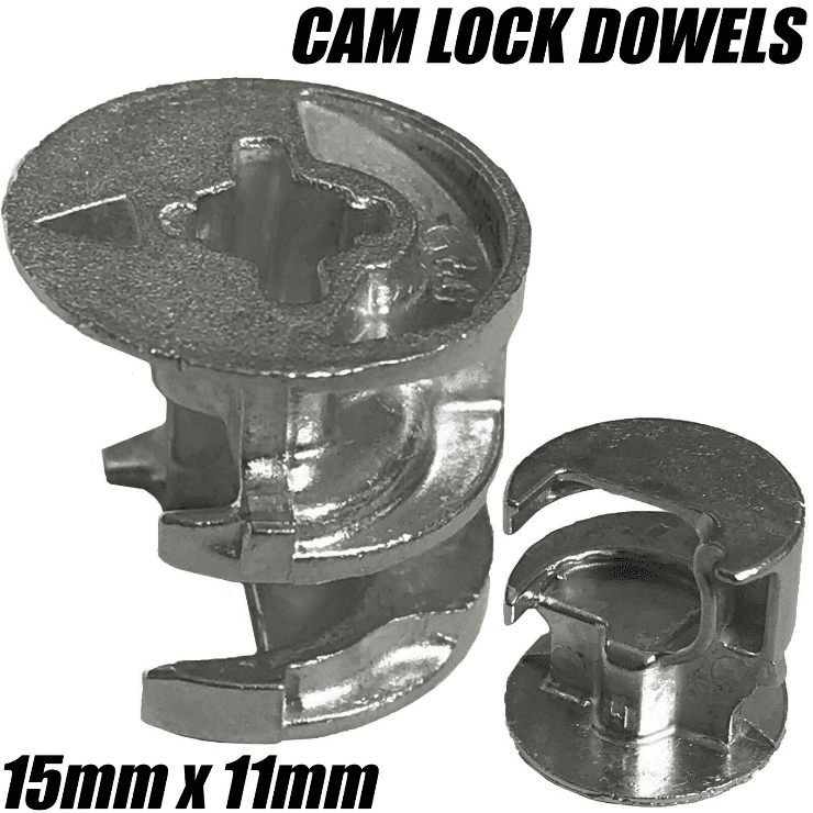 15mm Hole Cam Dowel Locking Nut & M5/M6 Cam Screw For Flatpack