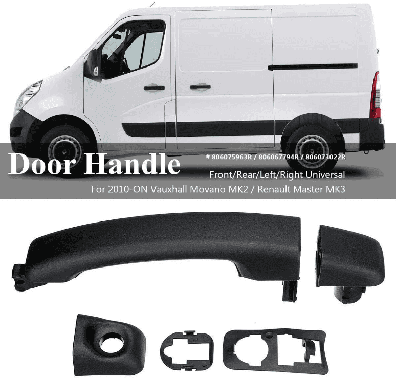 1X Door Handle for Vauxhall Movano Mk2 2010 Onward Renault Master Mk3 All Doors