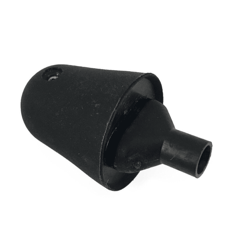 1X Fountain Jet Windshield Washer Nozzle Sprays for Peugeot Black Rubber