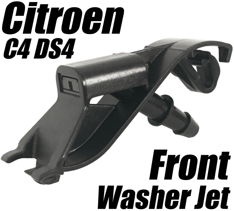 1X Front Washer Jet for Citroen C4 Ds4 Windscreen Water Nozzle Spray Windshield
