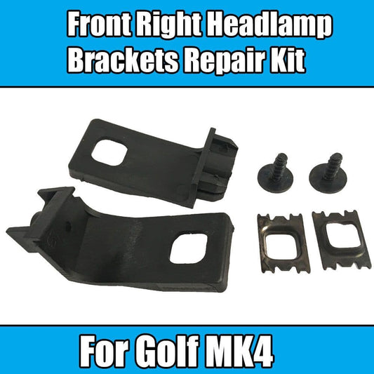 1X Headlight Headlamp Bracket Tab Repair Kit Front Right for VW Golf Mk 4