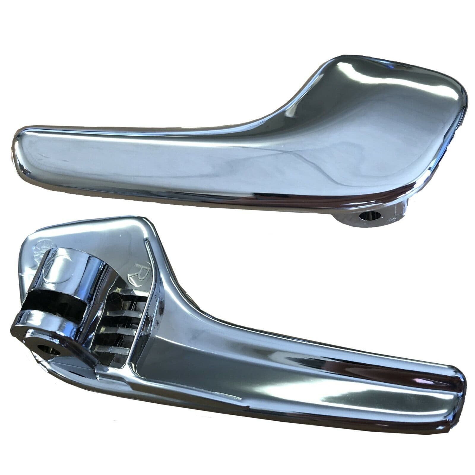 1x Van Chrome Inner Interior Door Handle Right Driver Side for Vauxhall Corsa D